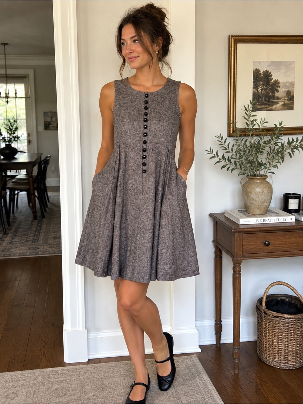 Anthropologie Elevenses Wool Blend Dress Size 4